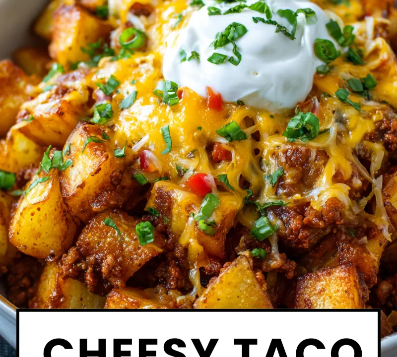 Cheesy Taco Potatoes