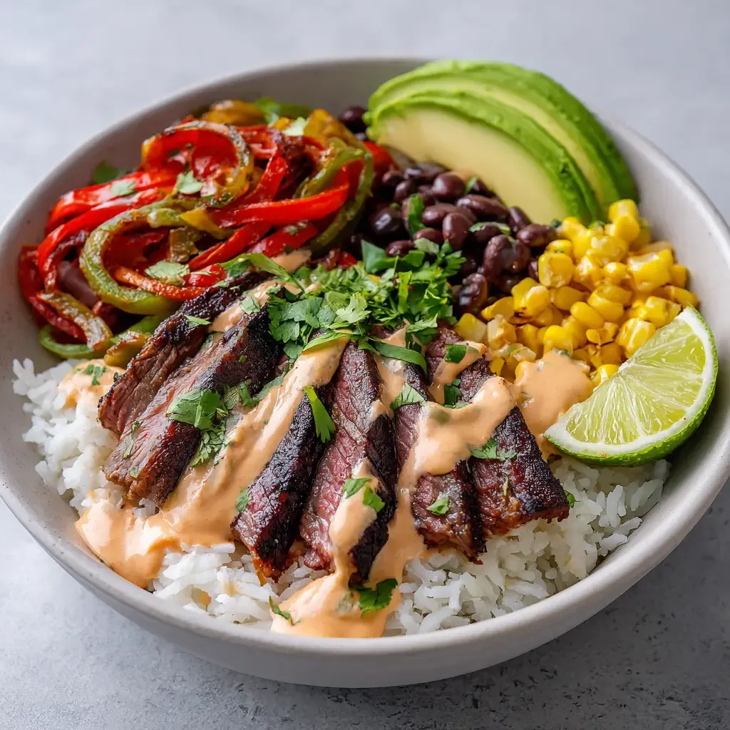 High-Protein Steak Fajita Bowls For Easy Meal Prep