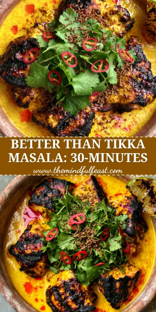 Kuku Paka Recipe: Authentic Kenyan Coconut Chicken Curry with Char-Grilled Flavor 4 A rustic clay bowl filled with Kuku Paka Kenyan Chicken Curry featuring charred chicken, golden coconut sauce, and red chili oil. (Kuku Paka recipe)