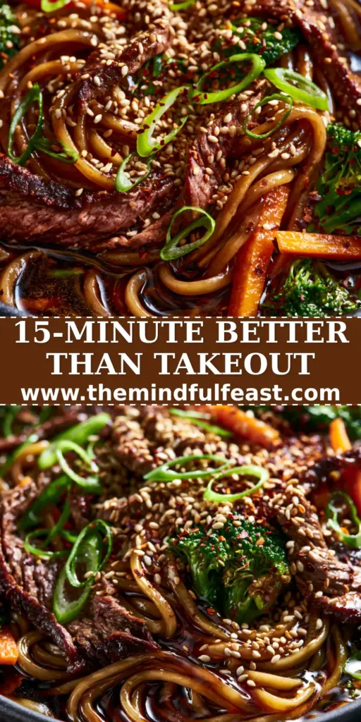 Asian dinner recipes: The Best Glazed Beef Lo Mein with Ginger and Soy 3 A steaming bowl of beef lo mein with glossy noodles, seared steak, and broccoli. (Asian dinner recipes)