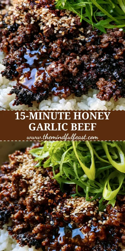 Ground Beef Bowl Recipes: The Ultimate Crispy Honey Garlic Beef Over Jasmine Rice 4 A handheld smartphone photo of ground beef bowl recipes featuring crispy honey garlic beef and jasmine rice with a mountain of scallions.