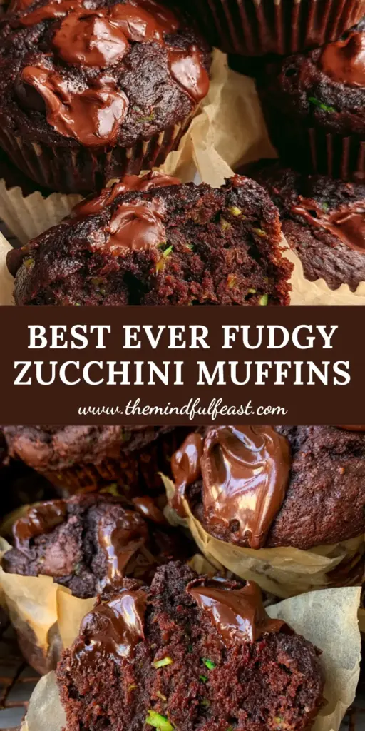 Chocolate Zucchini Muffins: The Ultimate Recipe for a Fudgy, Dark Cocoa Treat 4 A tall stack of chocolate zucchini muffins with glistening melted chocolate chunks and unbleached parchment liners. (chocolate zucchini muffins)