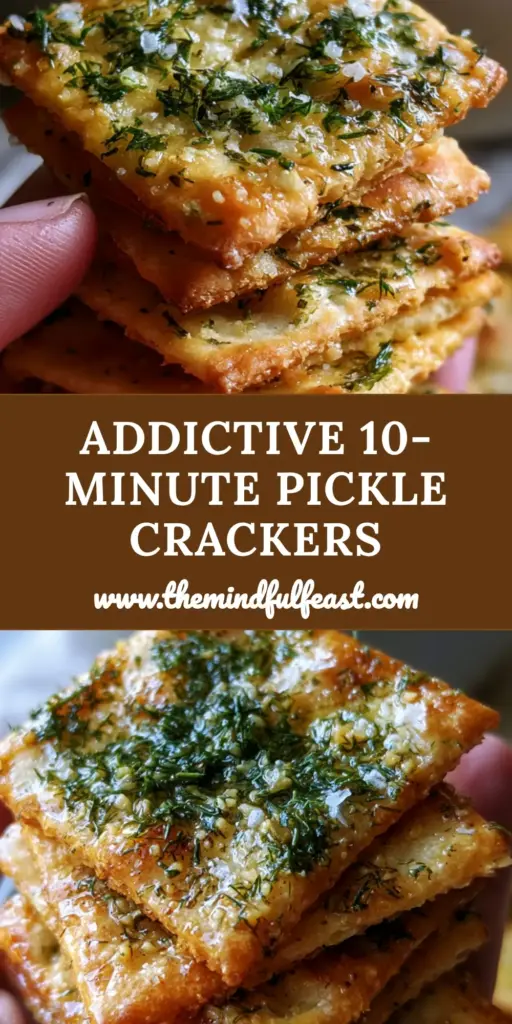 Dill pickle saltines: The Ultimate Crispy Seasoned Snack 3 A stack of golden-brown Dill pickle saltines glistening with oil and herbs, held in a hand. (Dill pickle saltines)