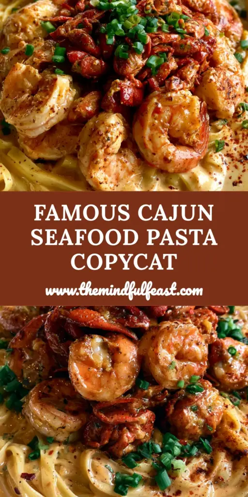 Pappadeaux Mardi Gras Pasta: A Creamy Cajun Seafood Masterpiece 4 A top-down view of a white ceramic bowl filled with pappadeaux mardi gras pasta, featuring pink shrimp, crawfish, and green scallions.