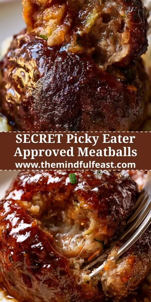 Kid Friendly Dinner Recipe: Honey-Garlic Glazed Meatballs over Silky Yukon Gold Mash 4 A stack of glossy honey-garlic meatballs garnished with chives and parmesan for a kid friendly dinner recipe.