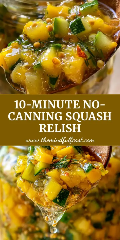 Fermented Summer Squash Relish with Zucchini and Fresh Dill 4 A vintage glass mason jar overflowing with vibrant fermented summer squash relish, showing diced zucchini, yellow squash, and mustard seeds. (fermented summer squash relish)