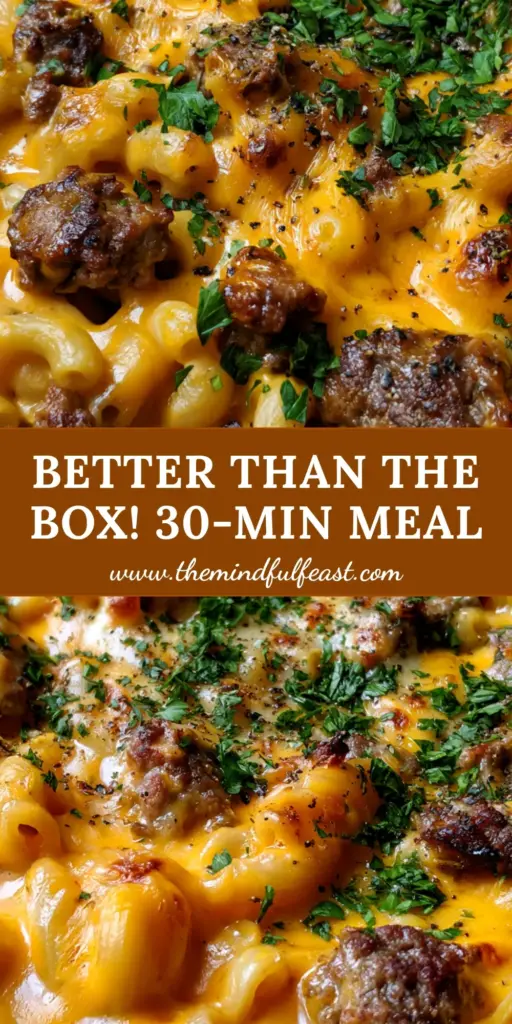 beef and macaroni casserole: The Ultimate One-Pan Cheesy Comfort Food 4 A bubbling one-pot beef and macaroni casserole in a cast iron skillet with toasted cheese bubbles and fresh parsley garnish.