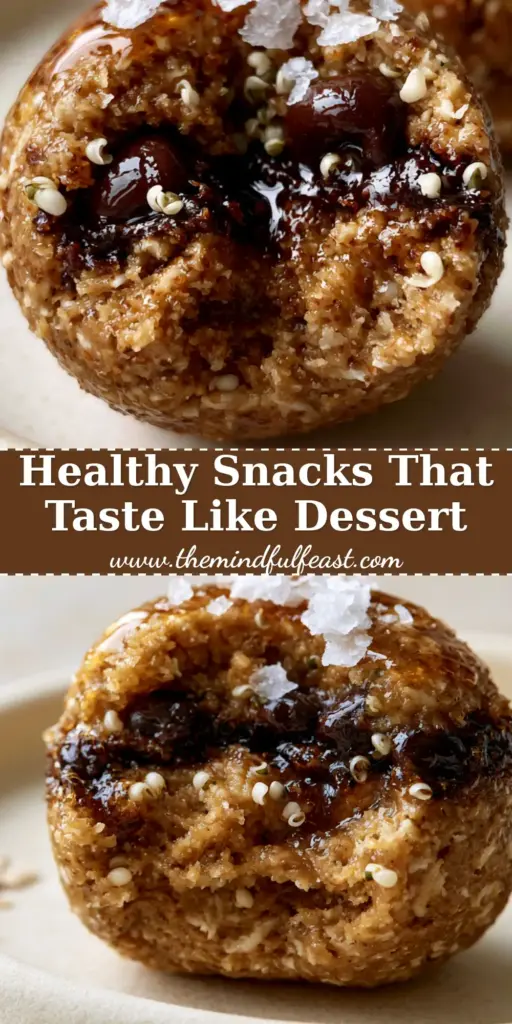 5-Minute Snacks: Gooey Almond Butter and Dark Chocolate No-Bake Energy Balls 4 A close-up of perfectly round almond butter energy balls with a honey glaze and dark chocolate chips. (5-minute snacks)