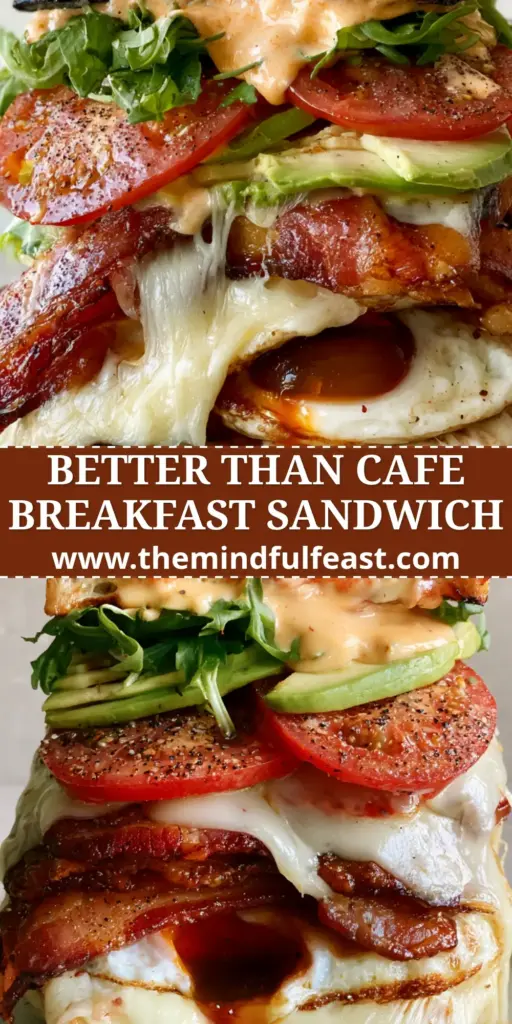 Breakfast Club Sandwich with Peppered Bacon and Chipotle Hollandaise 4 A towering triple-decker Breakfast Club Sandwich with toasted brioche, thick-cut peppered bacon, and a runny egg yolk dripping with chipotle hollandaise.