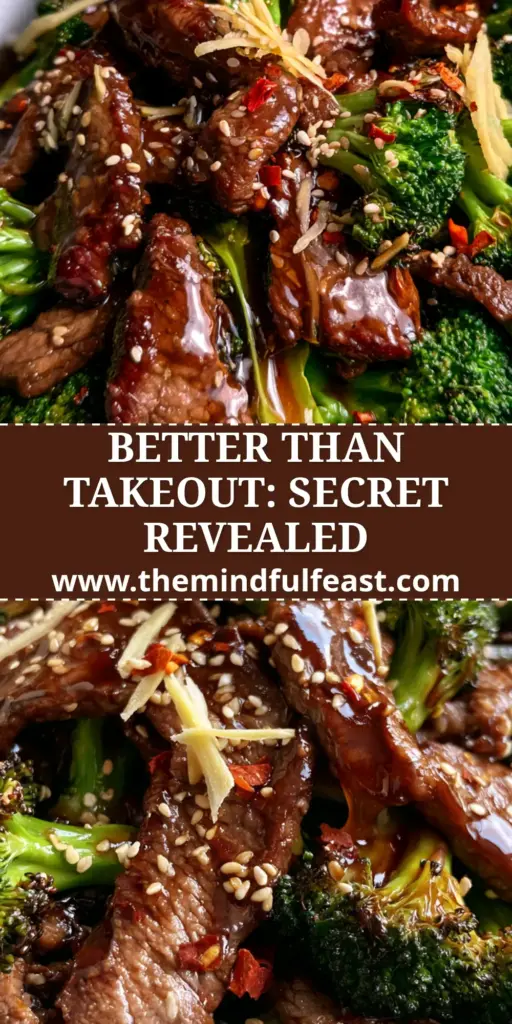 Beef and Broccoli Stir-fry with a Glossy Ginger-Soy Glaze 4 A top-down view of a steaming beef and broccoli stir-fry in a matte charcoal bowl, featuring mahogany seared beef and emerald broccoli.