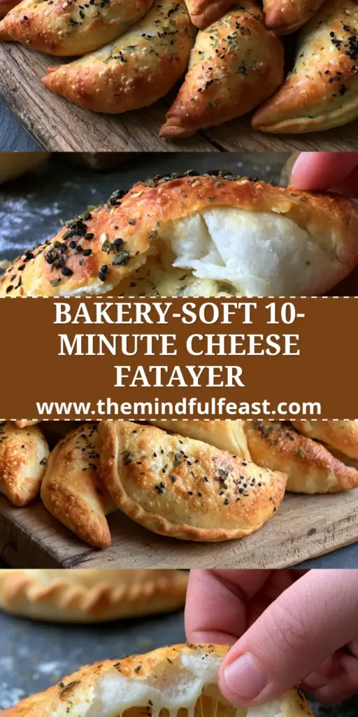 A dozen golden-brown boat-shaped cheese fatayer on a rustic wooden board with black nigella seeds. (cheese fatayer)