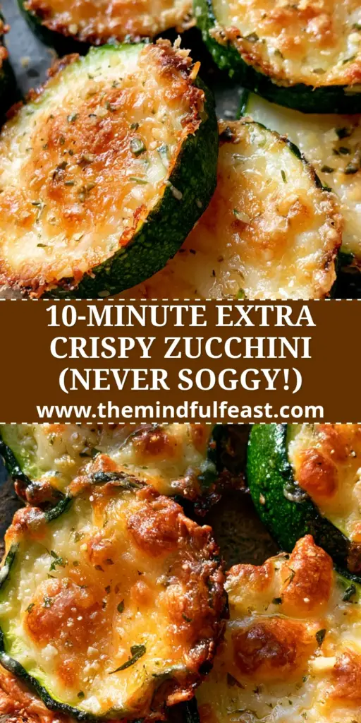 Parmesan Zucchini Rounds with a Crispy Golden Garlic Crust 3 A top-down macro shot of thick-cut Parmesan zucchini rounds with a bubbly golden-brown crust and crispy lace edges on a dark slate board.