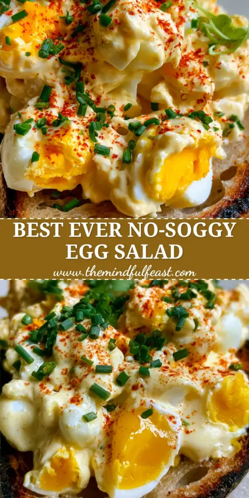A towering egg salad sandwich recipe on thick toasted sourdough with chives and smoked paprika garnish. (egg salad sandwich recipe)