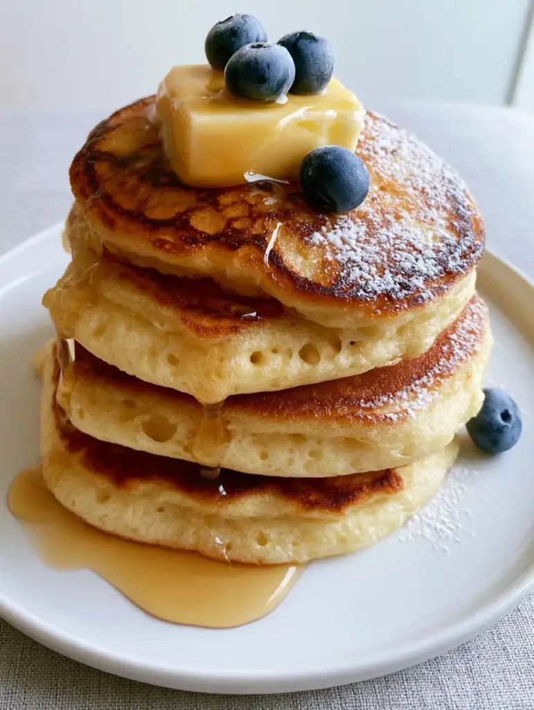 Pancake Clipart: How to Create the World’s Most Picture-Perfect Buttermilk Stack 1 Close-up of salted butter melting over a pancake stack with a dusting of powdered sugar. (Pancake Clipart)