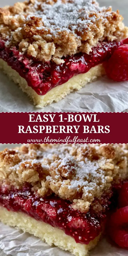 Raspberry Crumble Bars with a Buttery Shortbread Crust 4 A stack of thick-cut raspberry crumble bars with a deep ruby jam layer and golden oat topping on white parchment. (raspberry crumble bars)