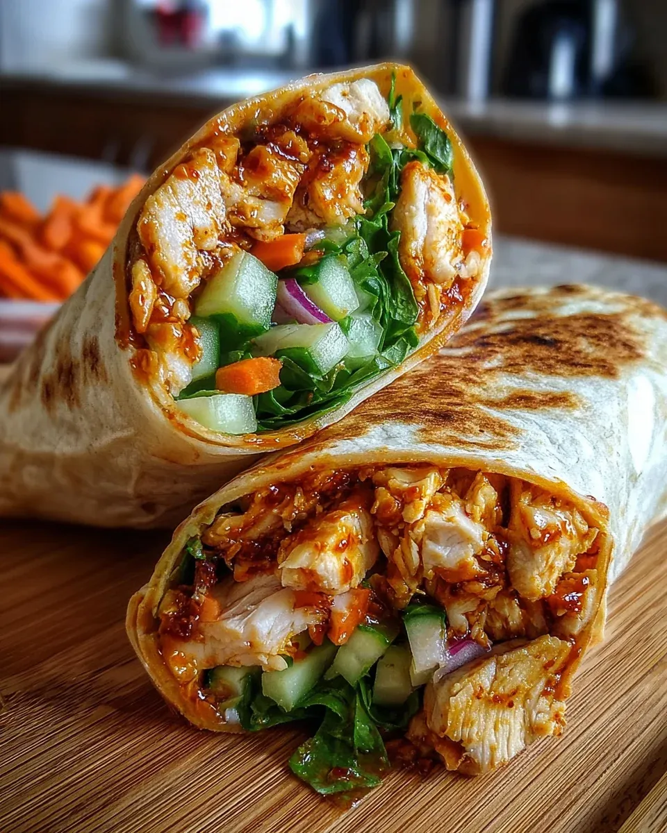 Wraps Entrees Sweet Chili Chicken Wraps
