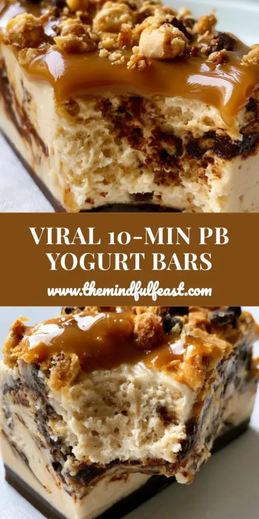 Peanut Butter Frozen Yogurt Bars with Dark Chocolate Fudge Swirls 3 A stack of Peanut Butter Frozen Yogurt Bars featuring a dark chocolate base, fudge swirls, and honey-roasted peanut toppings.
